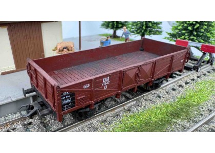 Vagon marfa descoperit - H0 ROCO 46034m - citeste